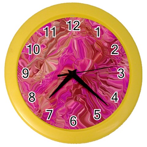 Tondo Wave I Color Wall Clock from ArtsNow.com Front