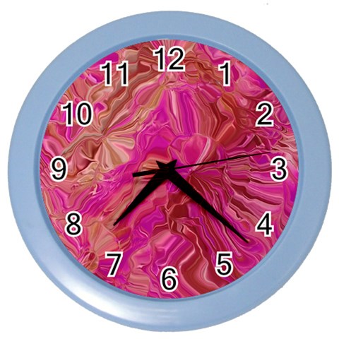 Tondo Wave I Color Wall Clock from ArtsNow.com Front