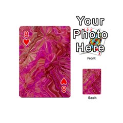 Tondo Wave I Playing Cards 54 Designs (Mini) from ArtsNow.com Front - Heart8