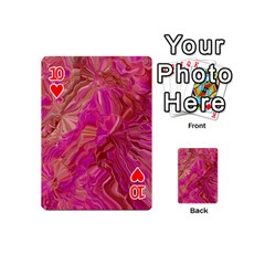 Tondo Wave I Playing Cards 54 Designs (Mini) from ArtsNow.com Front - Heart10