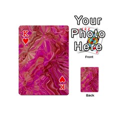 King Tondo Wave I Playing Cards 54 Designs (Mini) from ArtsNow.com Front - HeartK