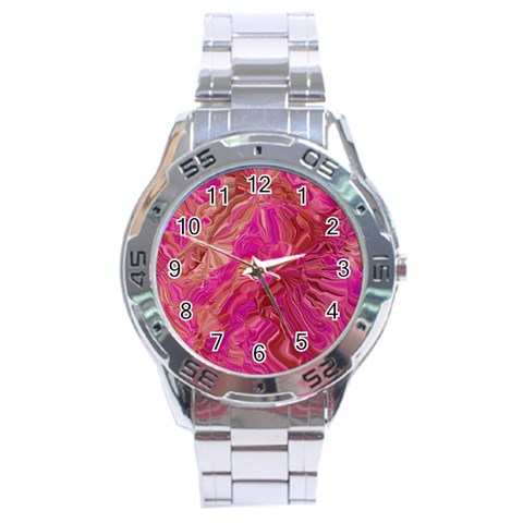 Tondo Wave I Stainless Steel Analogue Watch from ArtsNow.com Front