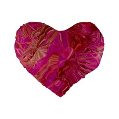 Tondo Wave I Standard 16  Premium Heart Shape Cushions from ArtsNow.com Front