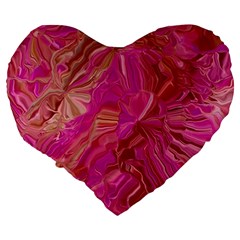 Tondo Wave I Large 19  Premium Heart Shape Cushions from ArtsNow.com Back