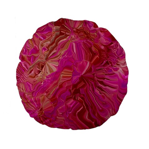 Tondo Wave I Standard 15  Premium Flano Round Cushions from ArtsNow.com Front