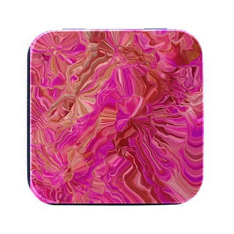 Tondo Wave I Square Metal Box (Black) from ArtsNow.com Front