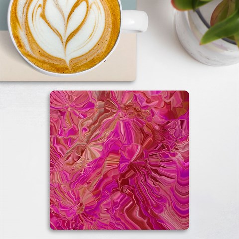 Tondo Wave I UV Print Square Tile Coaster  from ArtsNow.com Front