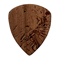 Tondo Wave I Square Wood Guitar Pick Holder Case And Picks Set from ArtsNow.com Pick