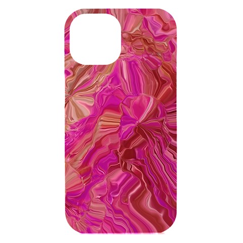 Tondo Wave I iPhone 15 Black UV Print PC Hardshell Case from ArtsNow.com Front