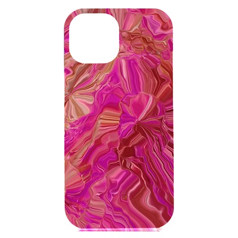Tondo Wave I iPhone 15 Plus Black UV Print PC Hardshell Case from ArtsNow.com Front