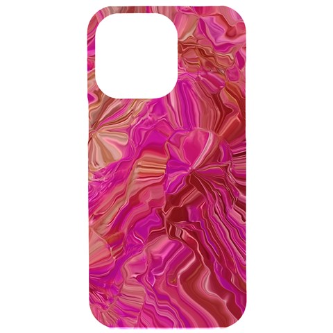 Tondo Wave I iPhone 15 Pro Max Black UV Print PC Hardshell Case from ArtsNow.com Front