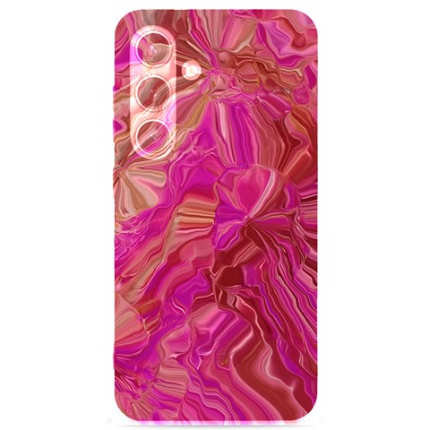 Tondo Wave I Samsung Galaxy S24 6.2 Inch Black TPU UV Case from ArtsNow.com Front