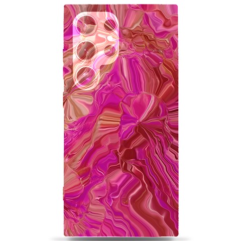 Tondo Wave I Samsung Galaxy S24 Ultra 6.9 Inch Black TPU UV Case from ArtsNow.com Front