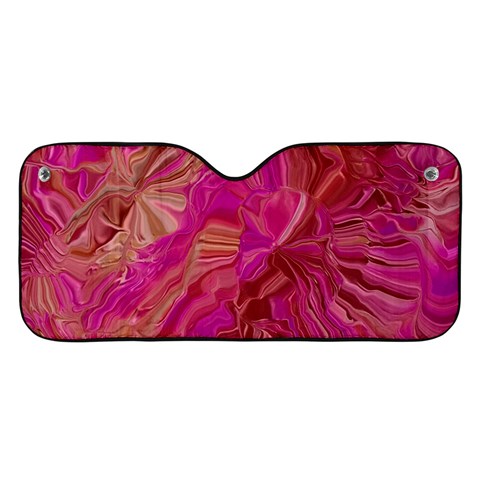 Tondo Wave I Car Windshield Sunshade from ArtsNow.com Front