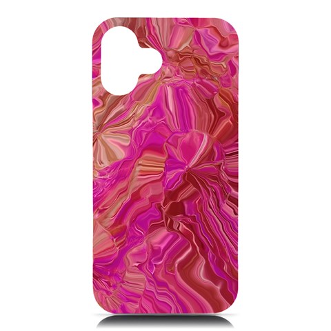 Tondo Wave I iPhone 16 Plus Black UV Print PC Hardshell Case from ArtsNow.com Front