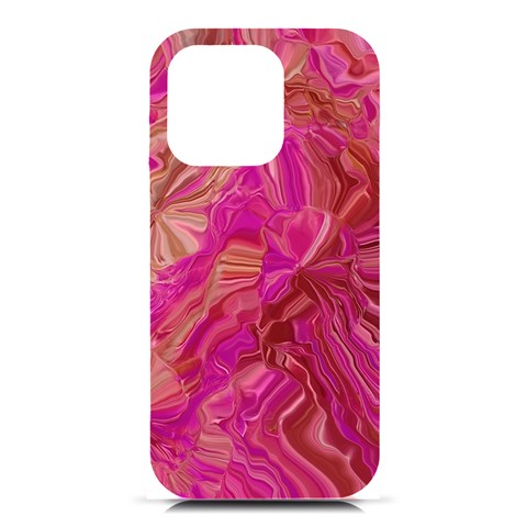 Tondo Wave I iPhone 16 Pro Black UV Print PC Hardshell Case from ArtsNow.com Front