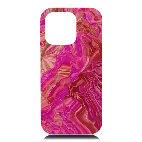 Tondo Wave I iPhone 16 Pro Max Black UV Print PC Hardshell Case from ArtsNow.com Front