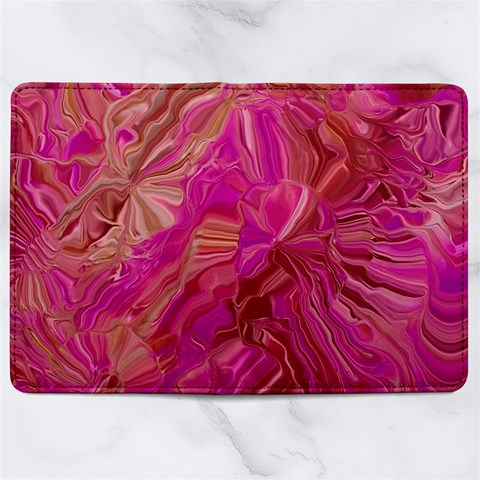Tondo Wave I Microfiber PU Leather Passport Holder from ArtsNow.com Full