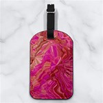  Tondo Wave I Nappa Leather Luggage Tag Rectangle