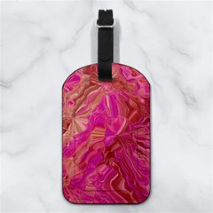 Tondo Wave I Nappa Leather Luggage Tag Rectangle from ArtsNow.com Back