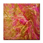 Acid green blend Tile Coaster