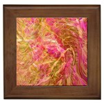 Acid green blend Framed Tile