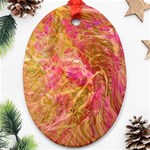 Acid green blend Ornament (Oval)