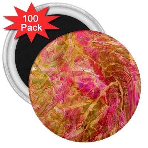 Acid green blend 3  Magnets (100 pack) from ArtsNow.com Front