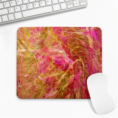 Acid green blend Large Mousepad from ArtsNow.com Front