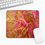 Acid green blend Large Mousepad