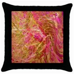 Acid green blend Throw Pillow Case (Black)