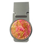 Acid green blend Money Clips (Round) 