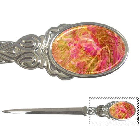Acid green blend Letter Opener from ArtsNow.com Front