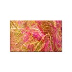 Acid green blend Sticker Rectangular (100 pack)
