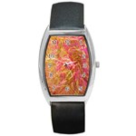 Acid green blend Barrel Style Metal Watch