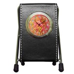 Acid green blend Pen Holder Desk Clock