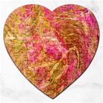 Acid green blend Jigsaw Puzzle (Heart)
