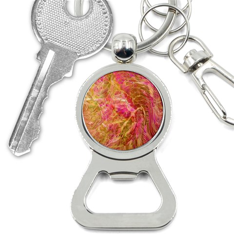Acid green blend Bottle Opener Key Chain from ArtsNow.com Front
