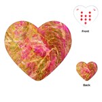 Acid green blend Playing Cards Single Design (Heart)