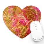 Acid green blend Heart Mousepad