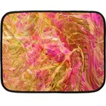 Acid green blend 35 x27  Fleece Blanket (Mini)