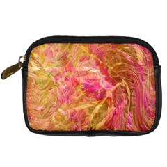 Acid green blend Digital Camera Leather Case from ArtsNow.com Front