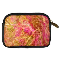 Acid green blend Digital Camera Leather Case from ArtsNow.com Back
