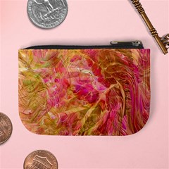 Acid green blend Mini Coin Purse from ArtsNow.com Back