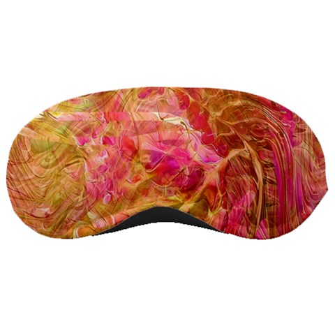 Acid green blend Sleep Mask from ArtsNow.com Front