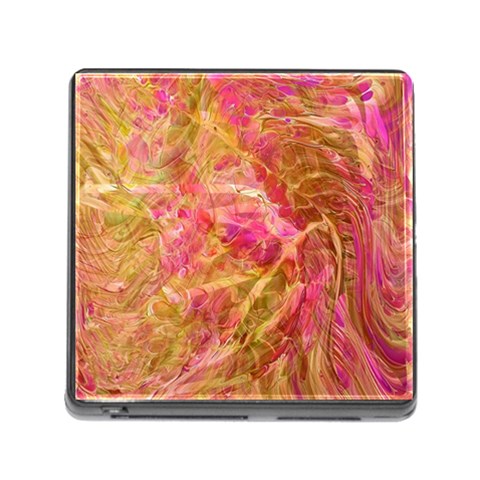 Acid green blend Memory Card Reader (Square 5 Slot) from ArtsNow.com Front