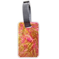Acid green blend Luggage Tag (two sides) from ArtsNow.com Front