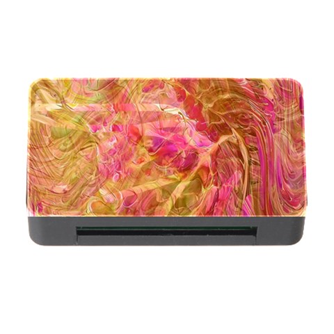 Acid green blend Memory Card Reader with CF from ArtsNow.com Front