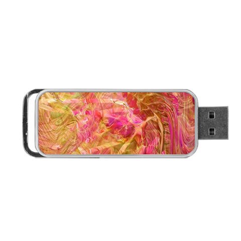 Acid green blend Portable USB Flash (One Side) from ArtsNow.com Front