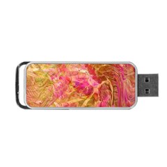 Acid green blend Portable USB Flash (Two Sides) from ArtsNow.com Back